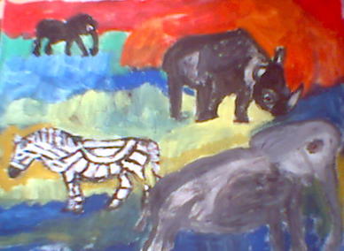 ZEBRA, RHINO, AND 2 ELEPHANTS.jpg