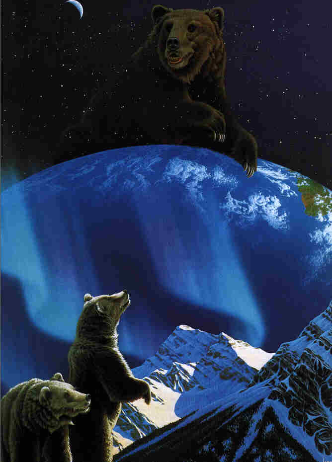 Art-SHIMMEL0-3 Brown Bears-Top Of Earth.jpg