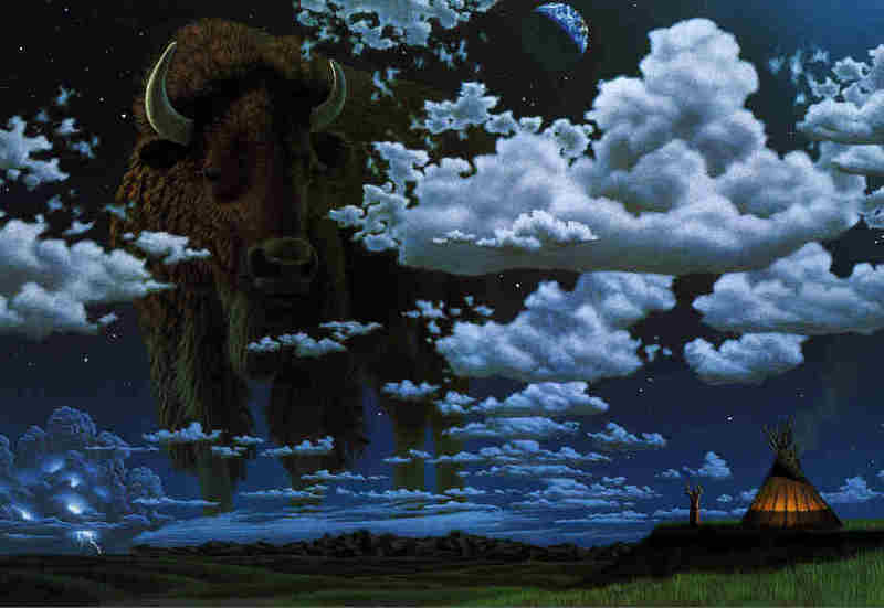 Art-SHIMMEL2-Great Horn-Bison-On Sky.jpg