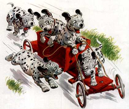 anmpt362-Dalmatian Pups-animation-driving a toy car.jpg
