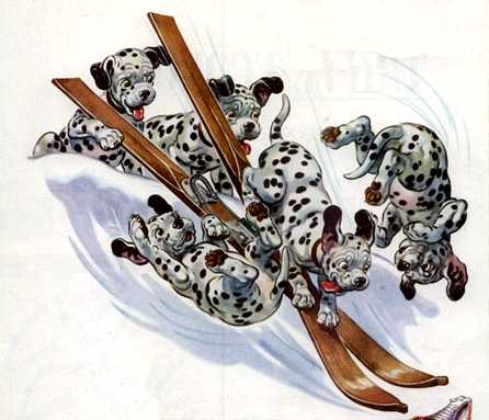 anmpt363-Dalmatian Pups-animation-ski riders on snow.jpg