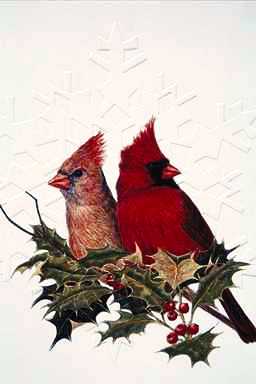 Bird Painting-Northern Cardinal1-pair on tree.jpg