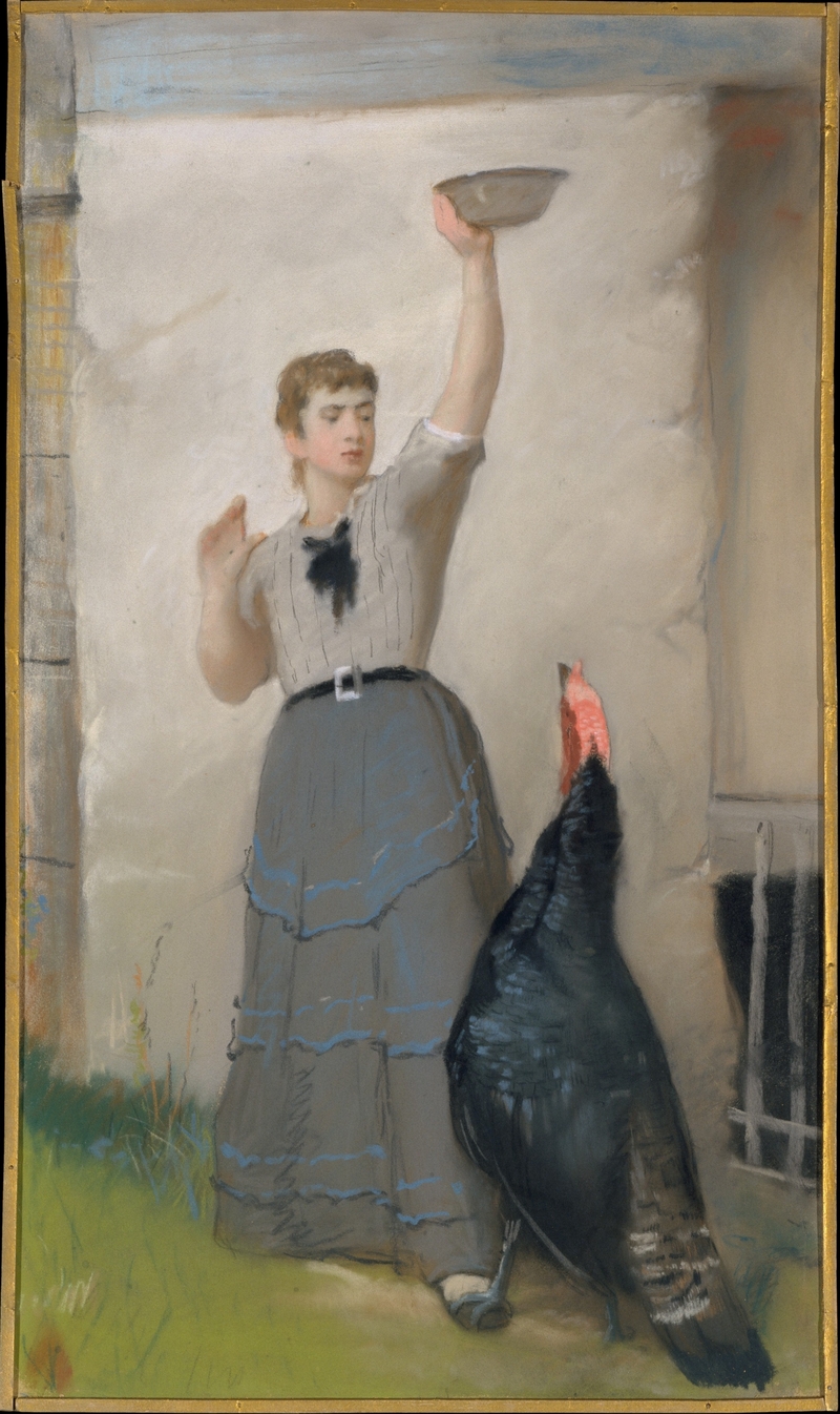Eastman Johnson - Feeding the Turkey.jpg