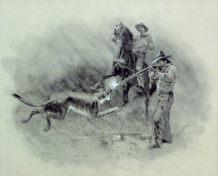 IW Taber, Will's rifle went off but without effect, 1892.jpg