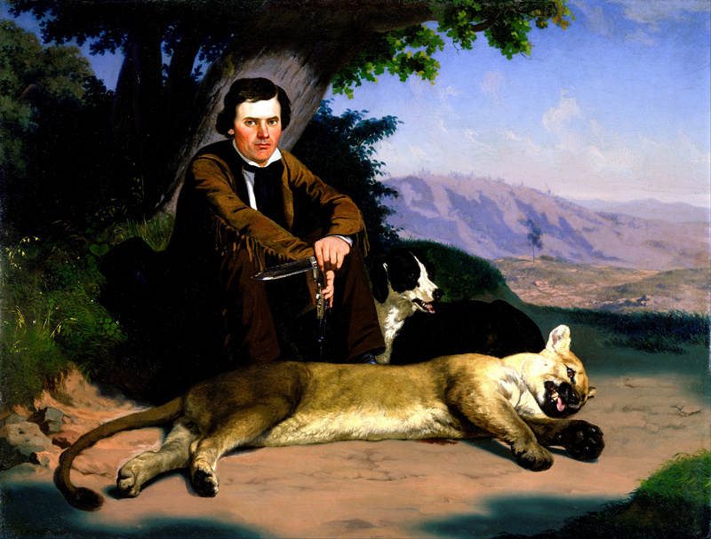 Charles Christian Nahl - Peter Quivey and the Mountain Lion - Google Art Project.jpg
