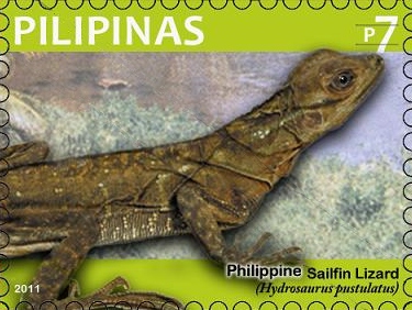 Hydrosaurus pustulatus 2011 stamp of the Philippines.jpg