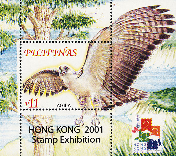 Pithecophaga jefferyi 2001 stamp of the Philippines 2.jpg
