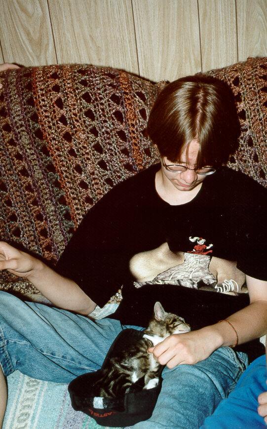Mugsy02-Kitten and Boy-by S Thomas Lewis.jpg