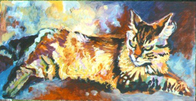 HellCat-House Cat Painting-by Linda Bucklin.jpg