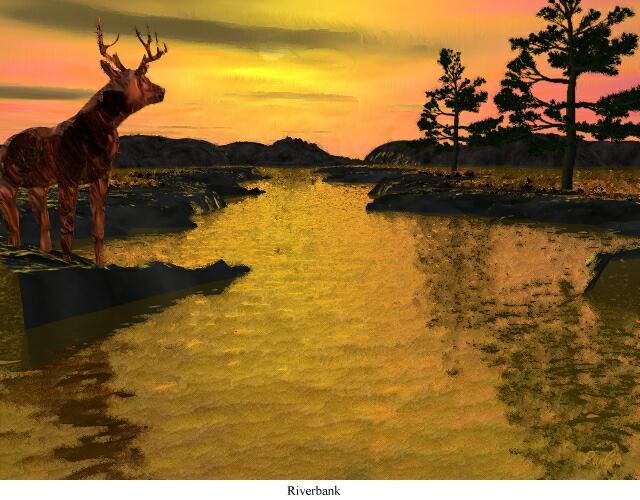 Riverbank-Deer-painting by John Pangia.jpg