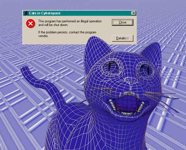 crash scene-Cyber House Cat-by Linda Bucklin.jpg