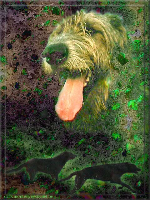 The Hunt-Irish Wolfhound Dogs-by Dirk Monteny.jpg